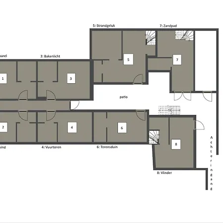Apartment De Werf - Comfort Patioseite